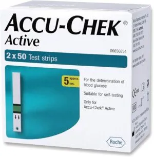 Accu-Chek Active _Bandelettes_100 (50 x 2) (multicolores)